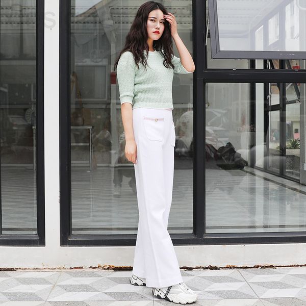 women's pants & capris designer xiaoxiangfeng white casual pants women show thin temperament, high waist hanging feeling, loose wide le, Black;white
women's pants & capris designer xiaoxiangfeng white casual pants women show thin temperament, high waist hanging feeling, loose wide le, Black;white