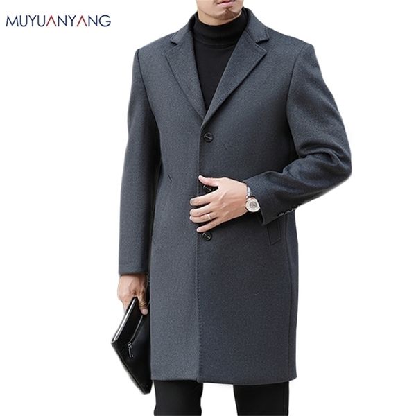 mu yuan yang brand men wool blends coats autumn winter solid color s luxurious coat lj201106, Black
mu yuan yang brand men wool blends coats autumn winter solid color s luxurious coat lj201106, Black