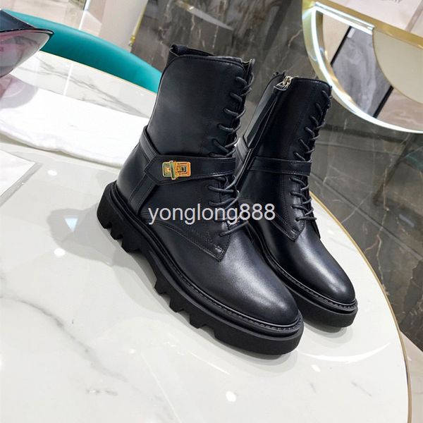 boots high end quality martin women's boots english style muffin thick soled locomotive flat metal buckle side zipper middle tube, Black
boots high end quality martin women's boots english style muffin thick soled locomotive flat metal buckle side zipper middle tube, Black
