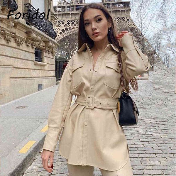 faux leather shirt coat winter jackets for women button up streetwear pu coat female jacket veste femme black coat l220714
faux leather shirt coat winter jackets for women button up streetwear pu coat female jacket veste femme black coat l220714