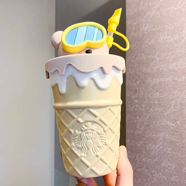 new starbucks cup diving bear ice cream shape ceramic straw cup li jiaqi new year gift water cup
new starbucks cup diving bear ice cream shape ceramic straw cup li jiaqi new year gift water cup