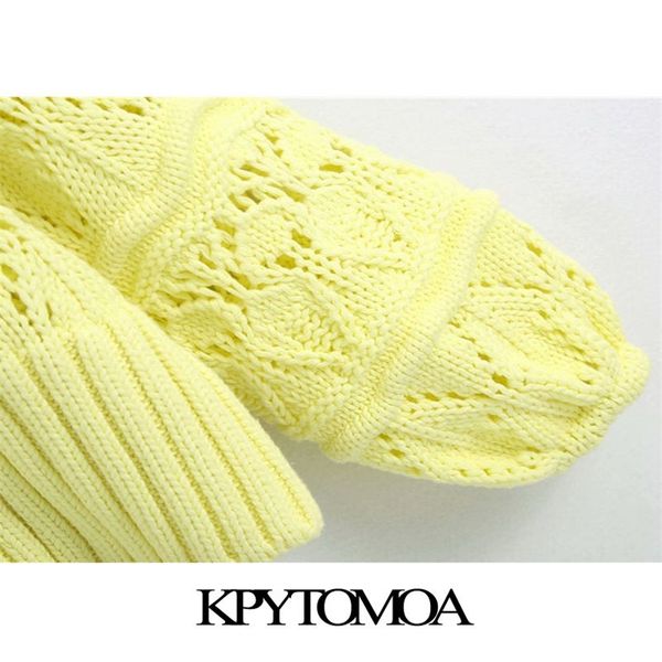 kpytomoa women fashion bejewelled buttons cropped knitted cardigan sweater vintage puff sleeve female outerwear chic 201204, White;black
kpytomoa women fashion bejewelled buttons cropped knitted cardigan sweater vintage puff sleeve female outerwear chic 201204, White;black
