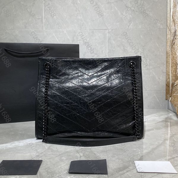tier 10a quality luxuries designers 33cm niki shopping bag large womens real leather c owhide quilted tote wrinkle purse black shoulder chai
tier 10a quality luxuries designers 33cm niki shopping bag large womens real leather c owhide quilted tote wrinkle purse black shoulder chai