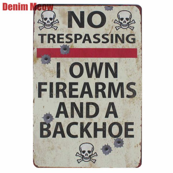 no trespassing shabby chic metal signs bar club home decor wall art poster plaque decorative plates friend's gift firearms
no trespassing shabby chic metal signs bar club home decor wall art poster plaque decorative plates friend's gift firearms