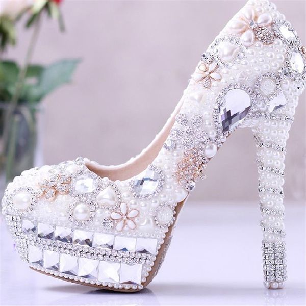 gorgeous white pearl and rhinestone wedding bridal shoes crystal high heel shoes cinderella ball pumps big size white and ivory co307r, Black
gorgeous white pearl and rhinestone wedding bridal shoes crystal high heel shoes cinderella ball pumps big size white and ivory co307r, Black