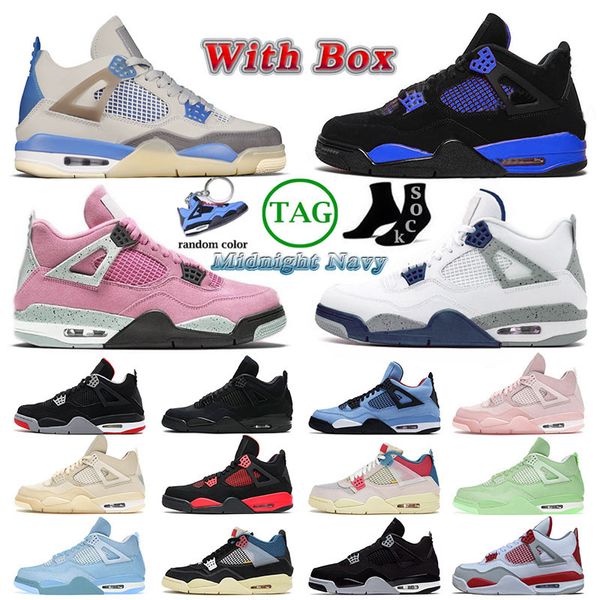 midnight navy 4 jumpman 4s iv designer basketball shoes for mens womens with box sb bred blue thunder military black cats sail pink sneakers
midnight navy 4 jumpman 4s iv designer basketball shoes for mens womens with box sb bred blue thunder military black cats sail pink sneakers