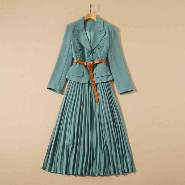 casual dresses xxl 2-color fake two pieces of 2022 spring and autumn suit collar hollow out decal long sleeve pleated dress women wvk3, Black;gray
casual dresses xxl 2-color fake two pieces of 2022 spring and autumn suit collar hollow out decal long sleeve pleated dress women wvk3, Black;gray
