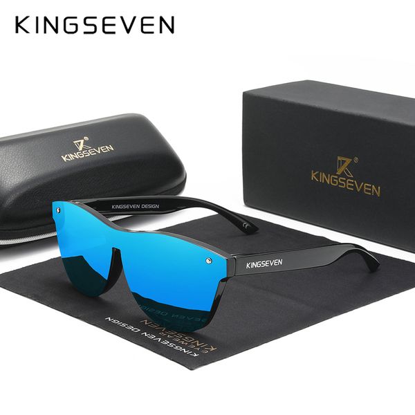genuine kingseven brand design men's glasses polarized sunglasses women integrated lens fashion eyewear d sol 220511, White;black
genuine kingseven brand design men's glasses polarized sunglasses women integrated lens fashion eyewear d sol 220511, White;black