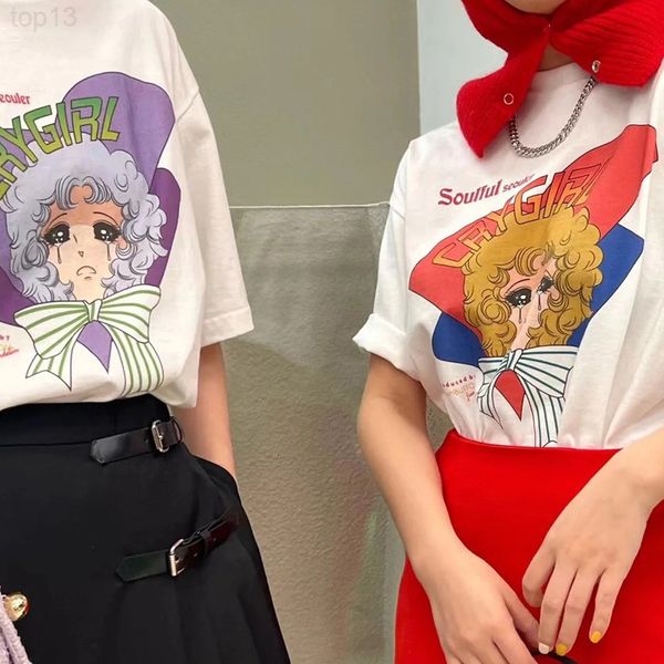 women's t-shirt designer pushbuto beautiful girl crying letter print 22 early spring new limited short sleeve t-shirt gx2976 ykgi, White
women's t-shirt designer pushbuto beautiful girl crying letter print 22 early spring new limited short sleeve t-shirt gx2976 ykgi, White