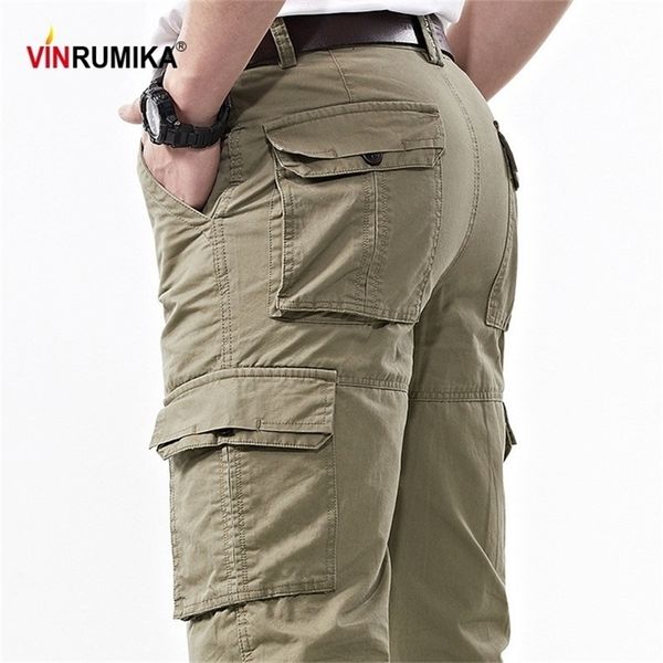 men's summer 100 cotton multi-pocket overalls pants man spring autumn army green casual cargo pant black blue long trouser lj201221
men's summer 100 cotton multi-pocket overalls pants man spring autumn army green casual cargo pant black blue long trouser lj201221