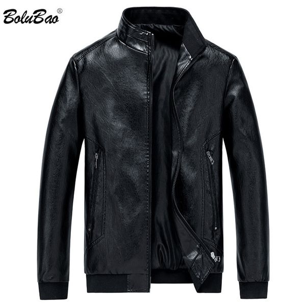 bolubao men's winter leather jacket pu solid color motorcycle business men jackets windproof male leather jackets coats 201128, Black
bolubao men's winter leather jacket pu solid color motorcycle business men jackets windproof male leather jackets coats 201128, Black
