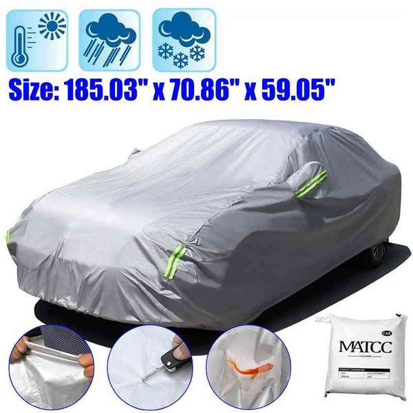 silver full car cover waterproof anti snow cover sun shade anti uv dustproof universal auto exterior styling for sedan eu stock w220322
silver full car cover waterproof anti snow cover sun shade anti uv dustproof universal auto exterior styling for sedan eu stock w220322