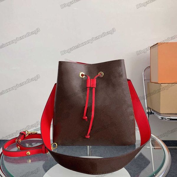 classic neonoe womens designers bucket bag black/brown/pink/red leather trim drawstring luxurys vintage 1932 with wide shoulder strap neo
classic neonoe womens designers bucket bag black/brown/pink/red leather trim drawstring luxurys vintage 1932 with wide shoulder strap neo