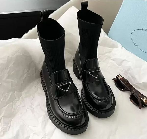 designer luxury short soft knight boots ladies brushed leather shoes loafers monolith triangleblack shoe increase platform sneakers cloudbus, Black 
designer luxury short soft knight boots ladies brushed leather shoes loafers monolith triangleblack shoe increase platform sneakers cloudbus, Black