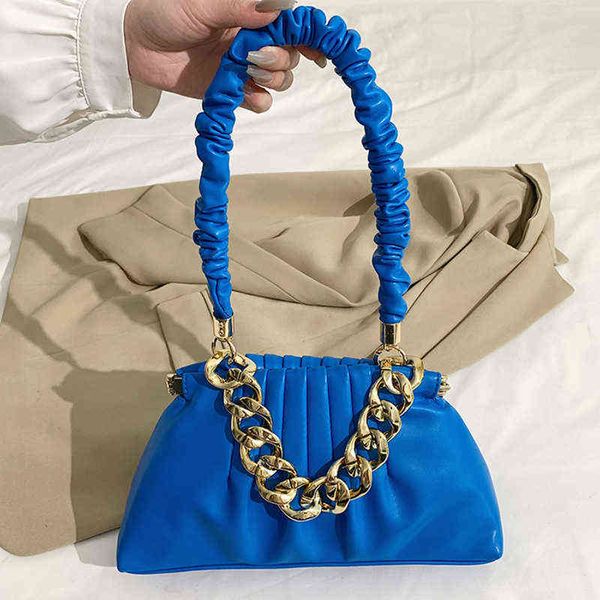 fashion women fold shoulder bags clutch brand lady handbags and purses designer thick chain cloud crossbody bags y220609
fashion women fold shoulder bags clutch brand lady handbags and purses designer thick chain cloud crossbody bags y220609