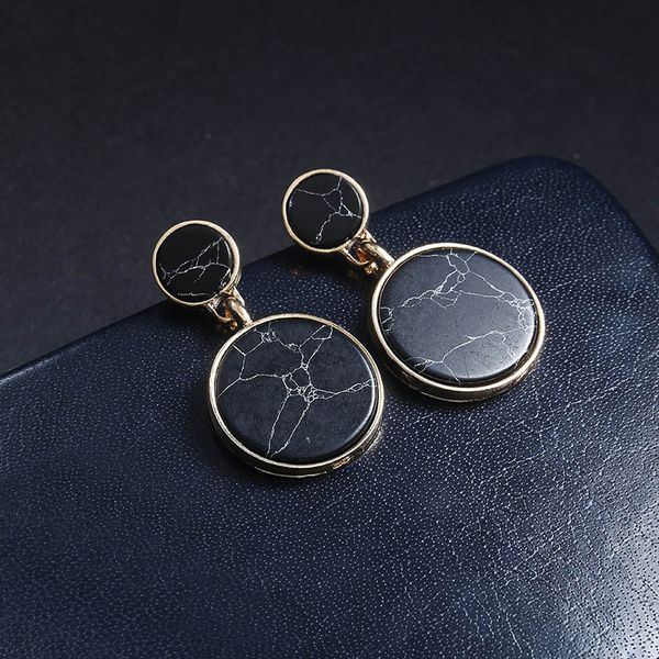 european and american charm cross-border trendy earrings temperament geometric imitation marble daily commuting cold wind earrings, Golden
european and american charm cross-border trendy earrings temperament geometric imitation marble daily commuting cold wind earrings, Golden