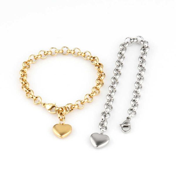 bracelet with heart pendant, gold chain, stainless steel women's bracelet, padlock, snake, gift, jewelry trend charms men vintage brace, Golden;silver
bracelet with heart pendant, gold chain, stainless steel women's bracelet, padlock, snake, gift, jewelry trend charms men vintage brace, Golden;silver