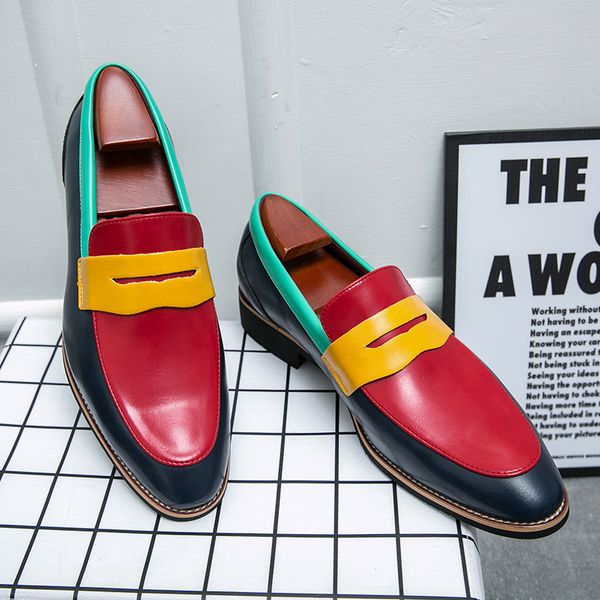 fashion leather shoes men loafers casual wedding party non-slip shoes men moccasins comfy slip on shoes, Black
fashion leather shoes men loafers casual wedding party non-slip shoes men moccasins comfy slip on shoes, Black