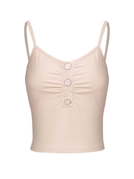 solid button front cami s5y2#, White
solid button front cami s5y2#, White