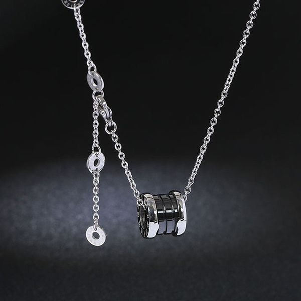custom pendants designer jewelry gold pendant necklace for women men titanium steel jewellery spring coil design roman numeral mark black wh, Silver
custom pendants designer jewelry gold pendant necklace for women men titanium steel jewellery spring coil design roman numeral mark black wh, Silver