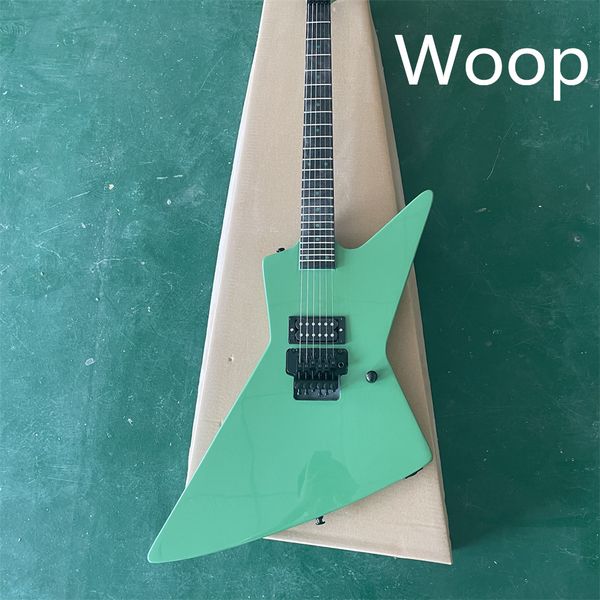 in stock special-shaped custom electric guitar full body green point fingerboard mosaic can be changed according to requirements guitarra gu
in stock special-shaped custom electric guitar full body green point fingerboard mosaic can be changed according to requirements guitarra gu