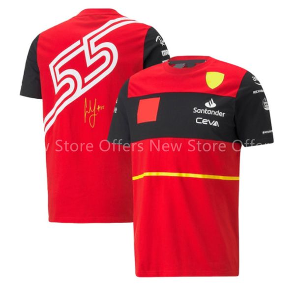 2022 f1 team racing men's and women's t shirts official formula one motocross red short sleeve outdoor clothing, White;black
2022 f1 team racing men's and women's t shirts official formula one motocross red short sleeve outdoor clothing, White;black