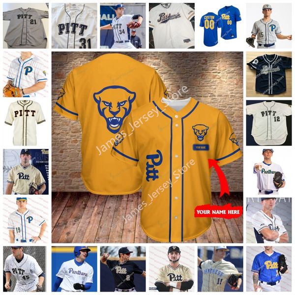 ncaa custom stitched pitt panthers college baseball jersey shawn mannering jerseys trent bielak austin kitcey brayden hageter branson scaran, Black
ncaa custom stitched pitt panthers college baseball jersey shawn mannering jerseys trent bielak austin kitcey brayden hageter branson scaran, Black