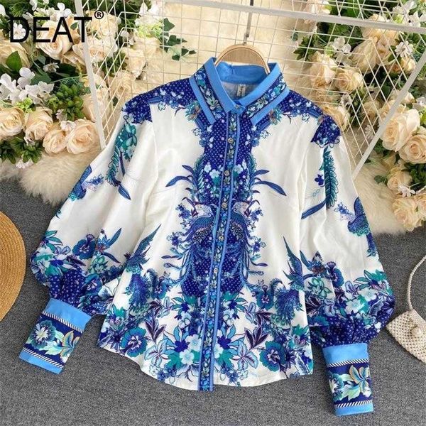 deat autumn wome style turn down collar puff long sleeve printed pattern single breasted vintage slim shirt rd547 210709, White
deat autumn wome style turn down collar puff long sleeve printed pattern single breasted vintage slim shirt rd547 210709, White