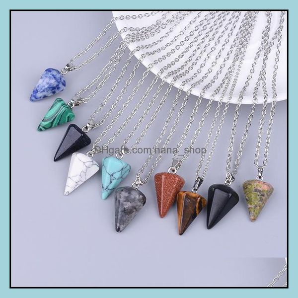 pendant necklaces pendants jewelry natural stone hexagonal pyramid shape turquoise opal druzy drusy necklace with dhbye, Silver
pendant necklaces pendants jewelry natural stone hexagonal pyramid shape turquoise opal druzy drusy necklace with dhbye, Silver