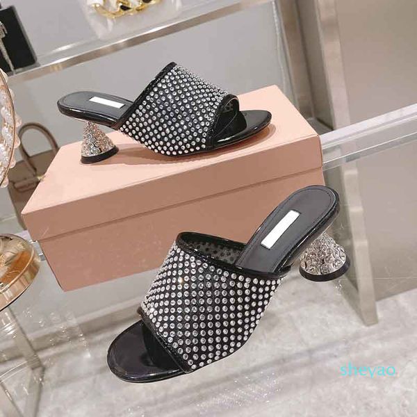 designer flip flops slippers crystal womens genuine leather high heels 6cm sandals plus size, Black
designer flip flops slippers crystal womens genuine leather high heels 6cm sandals plus size, Black