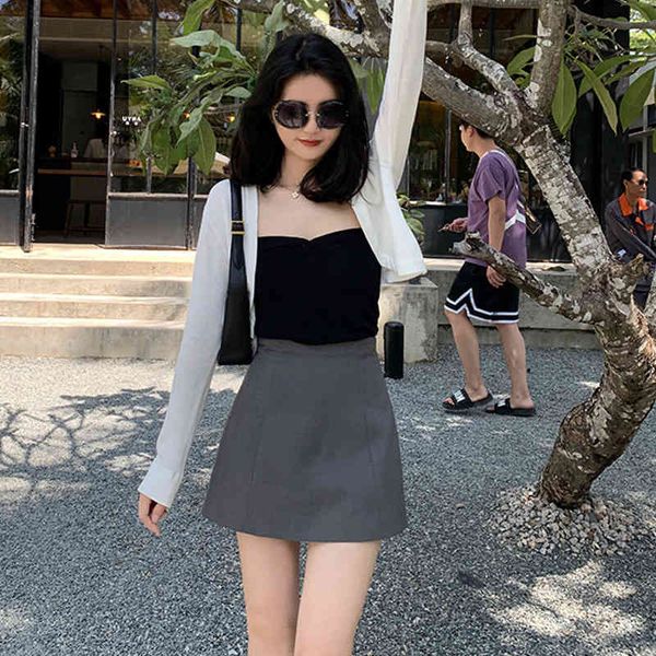 skirts spring and summer of 2022 elegant women's small gray short style without tall waist a-shaped suit skirt hvrs, Black
skirts spring and summer of 2022 elegant women's small gray short style without tall waist a-shaped suit skirt hvrs, Black