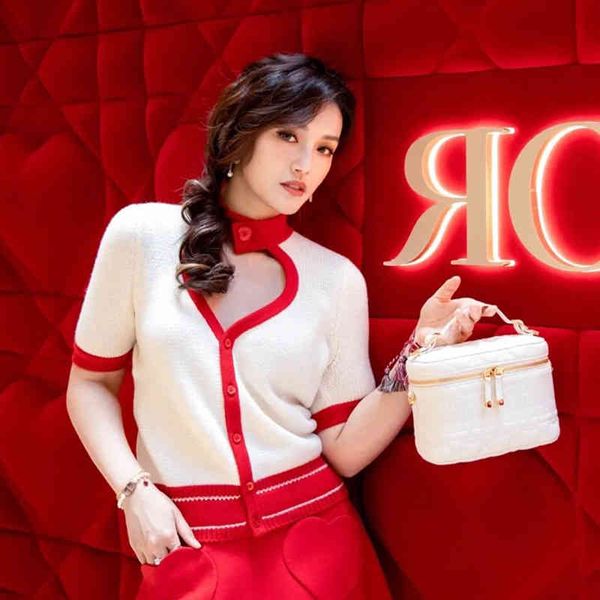 women's knits & tees valentine's day home d yang ying star same style cardigan red color matching short sleeve heart-shaped knitte, White
women's knits & tees valentine's day home d yang ying star same style cardigan red color matching short sleeve heart-shaped knitte, White