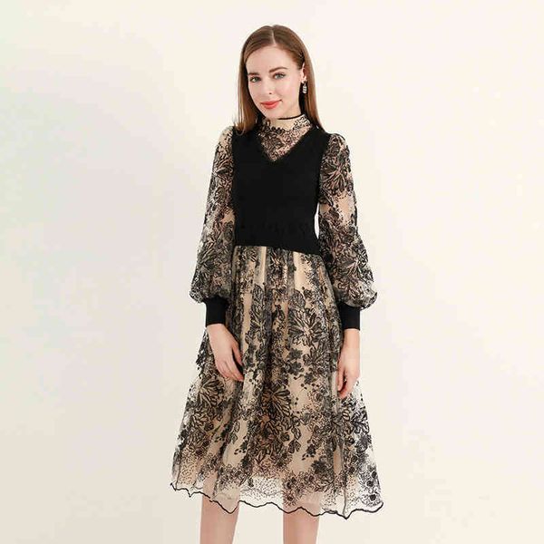 casual dresses ladies black autumn and winter half high collar heavy industry embroidered sequin mesh knitted long sleeved dress 9tkw, Black;gray
casual dresses ladies black autumn and winter half high collar heavy industry embroidered sequin mesh knitted long sleeved dress 9tkw, Black;gray