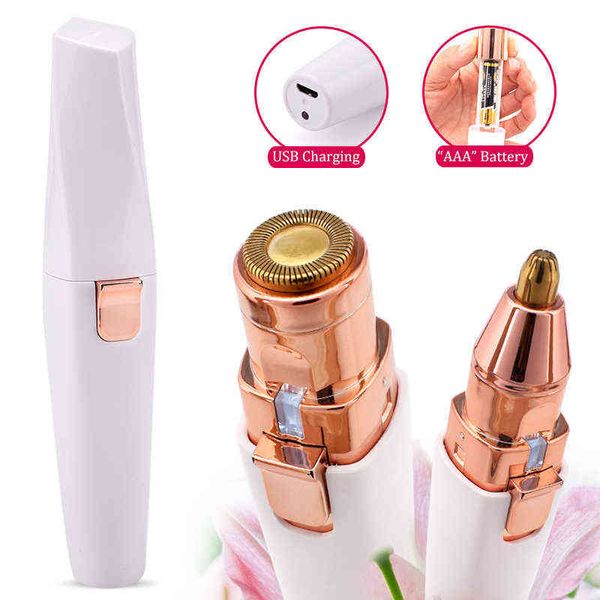 epilator 2 in 1 electric eyebrow trimmer usb rechargeable hair remover women shaver led light lady razor face makeup tool220422
epilator 2 in 1 electric eyebrow trimmer usb rechargeable hair remover women shaver led light lady razor face makeup tool220422