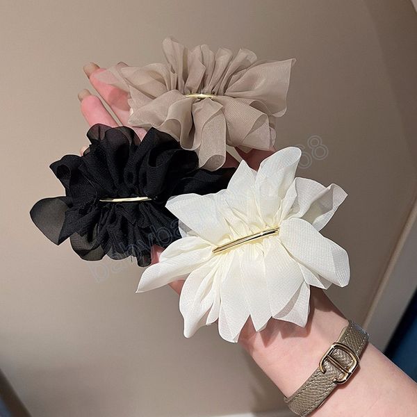 woman super fairy temperament chiffon hairpins ladies hairgrip spring hair clips barrettes gilrs fashion ornaments headwear, Slivery;white
woman super fairy temperament chiffon hairpins ladies hairgrip spring hair clips barrettes gilrs fashion ornaments headwear, Slivery;white