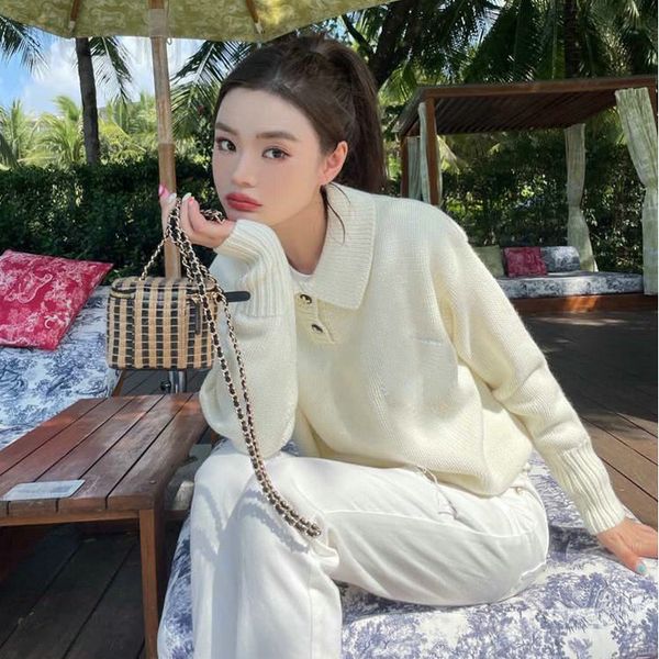 women's knits & tees designer 2022 granny xiang's new spring casual sweater coat women's loose and versatile letter embroider, White
women's knits & tees designer 2022 granny xiang's new spring casual sweater coat women's loose and versatile letter embroider, White