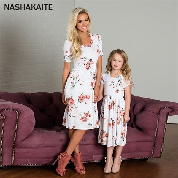 nashakaite mother daughter dresses summer short sleeve floral print pocket knee dress for mom daughter mommy and me clothes 220531, Blue
nashakaite mother daughter dresses summer short sleeve floral print pocket knee dress for mom daughter mommy and me clothes 220531, Blue
