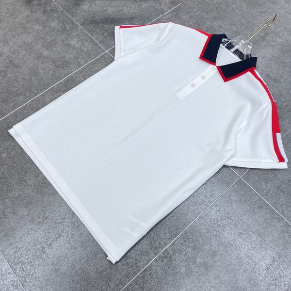 summer men polo shirts luxury mens polos clothes embroidery letter print short sleeve fashion casual streetwear men's clothes, White;black
summer men polo shirts luxury mens polos clothes embroidery letter print short sleeve fashion casual streetwear men's clothes, White;black