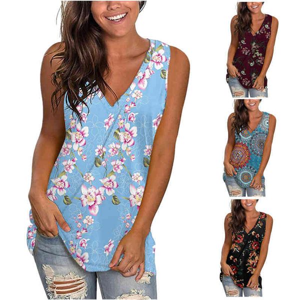 women's t-shirt 2022 summer women's v-neck printed sleeveless vest t-shirt pzti, White
women's t-shirt 2022 summer women's v-neck printed sleeveless vest t-shirt pzti, White