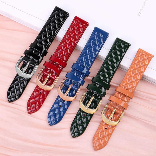 14mm 16mm leather watch strap for fiyta la8620 series soft wristband bracelet for fiyta la8262 la8562 la862005 watch accessories, Black;brown