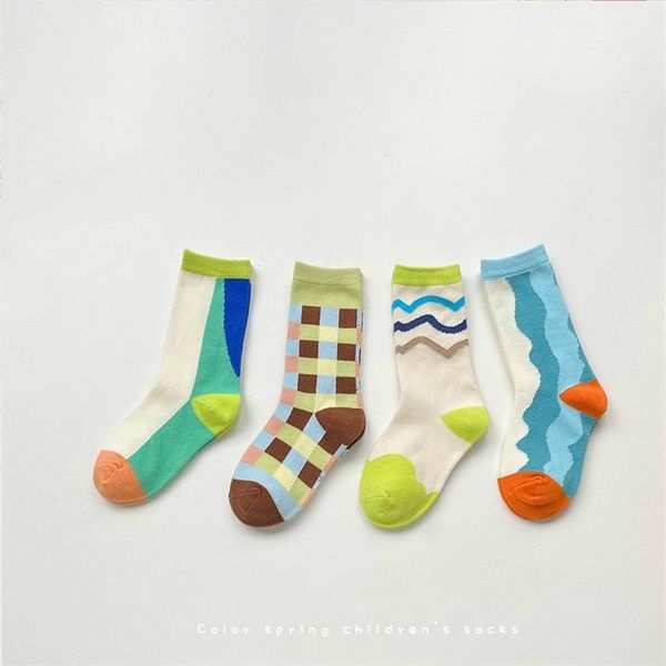 spring kids socks 4 pairs/lot korean cartoon baby boys girls cotton socks 1-8years children sports socks 220512, Pink;yellow
spring kids socks 4 pairs/lot korean cartoon baby boys girls cotton socks 1-8years children sports socks 220512, Pink;yellow
