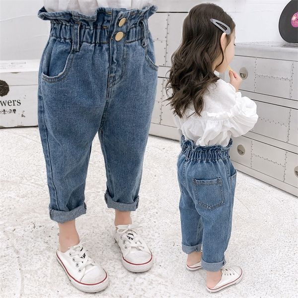 kids jeans pants for girls solid color high waist jeans cotton casual children denim trousers summer autumn bottoms trousers lj201127, Blue
kids jeans pants for girls solid color high waist jeans cotton casual children denim trousers summer autumn bottoms trousers lj201127, Blue