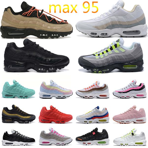 95 running shoes for men women 95s triple black white og neon greedy speed-lacing cork mens air trainers sports sneakers outdoor eur 35-46, White;red
95 running shoes for men women 95s triple black white og neon greedy speed-lacing cork mens air trainers sports sneakers outdoor eur 35-46, White;red