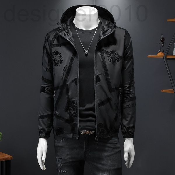 men's jackets designer 2022 new men's korean slim jacket hooded print youth, Black;brown
men's jackets designer 2022 new men's korean slim jacket hooded print youth, Black;brown
