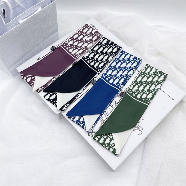 2022 luxury designer silk scarf handbags women bags letter flower scraves grade head hair 4 colors, Blue;gray
2022 luxury designer silk scarf handbags women bags letter flower scraves grade head hair 4 colors, Blue;gray