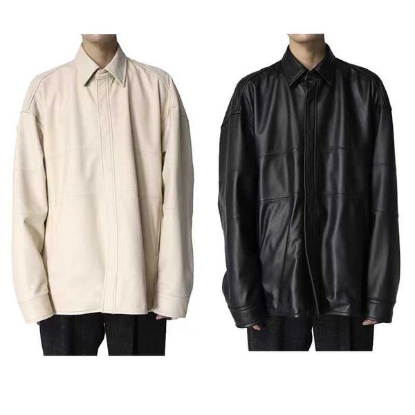 men's casual shirts kangyu hara thermal jacket with long sleeves, White;black
men's casual shirts kangyu hara thermal jacket with long sleeves, White;black