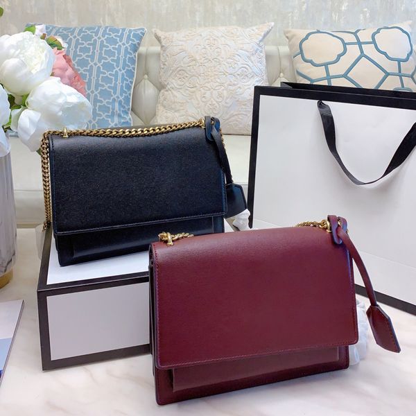 2022 luxury designers chains cross body shoulder bags lady fashion cover satchel plain wallet interior compartment genuine leather letter ha, Red;black
2022 luxury designers chains cross body shoulder bags lady fashion cover satchel plain wallet interior compartment genuine leather letter ha, Red;black