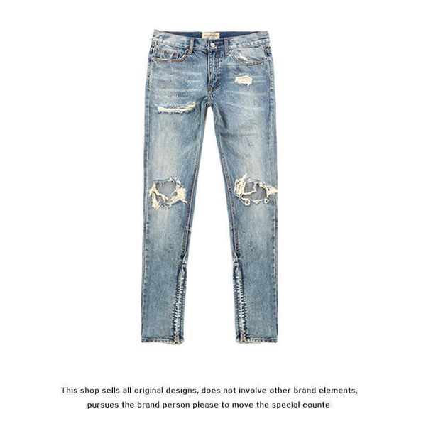 amirs high street 4th slim blue cow wash retro foot zipper big hole fourth season cowboy pants men
amirs high street 4th slim blue cow wash retro foot zipper big hole fourth season cowboy pants men