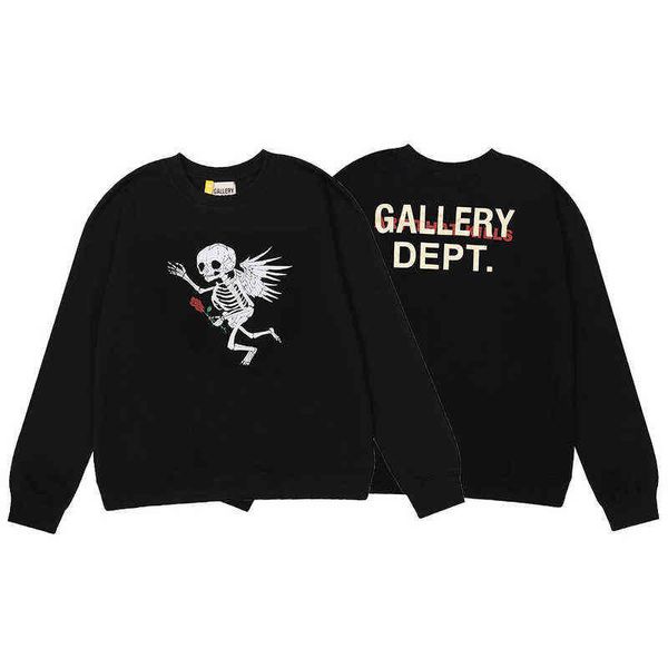 men hoodies for designer hip hop meichao brand dept angel skull wings rose gold print round neck sweater, Black
men hoodies for designer hip hop meichao brand dept angel skull wings rose gold print round neck sweater, Black