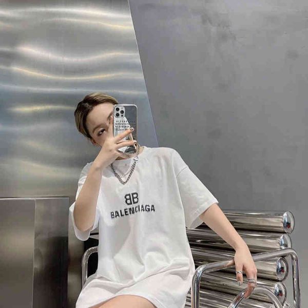 designer t shirt balencaga summer hoodies version paris new fashion brand creative bb mosaic lett x6gi, White;black
designer t shirt balencaga summer hoodies version paris new fashion brand creative bb mosaic lett x6gi, White;black